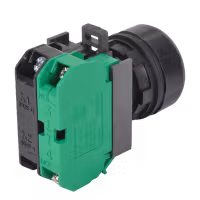 22mm IEC Illuminated Push Button with Green Lens