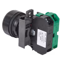 22mm IEC Illuminated Push Button with Green Lens