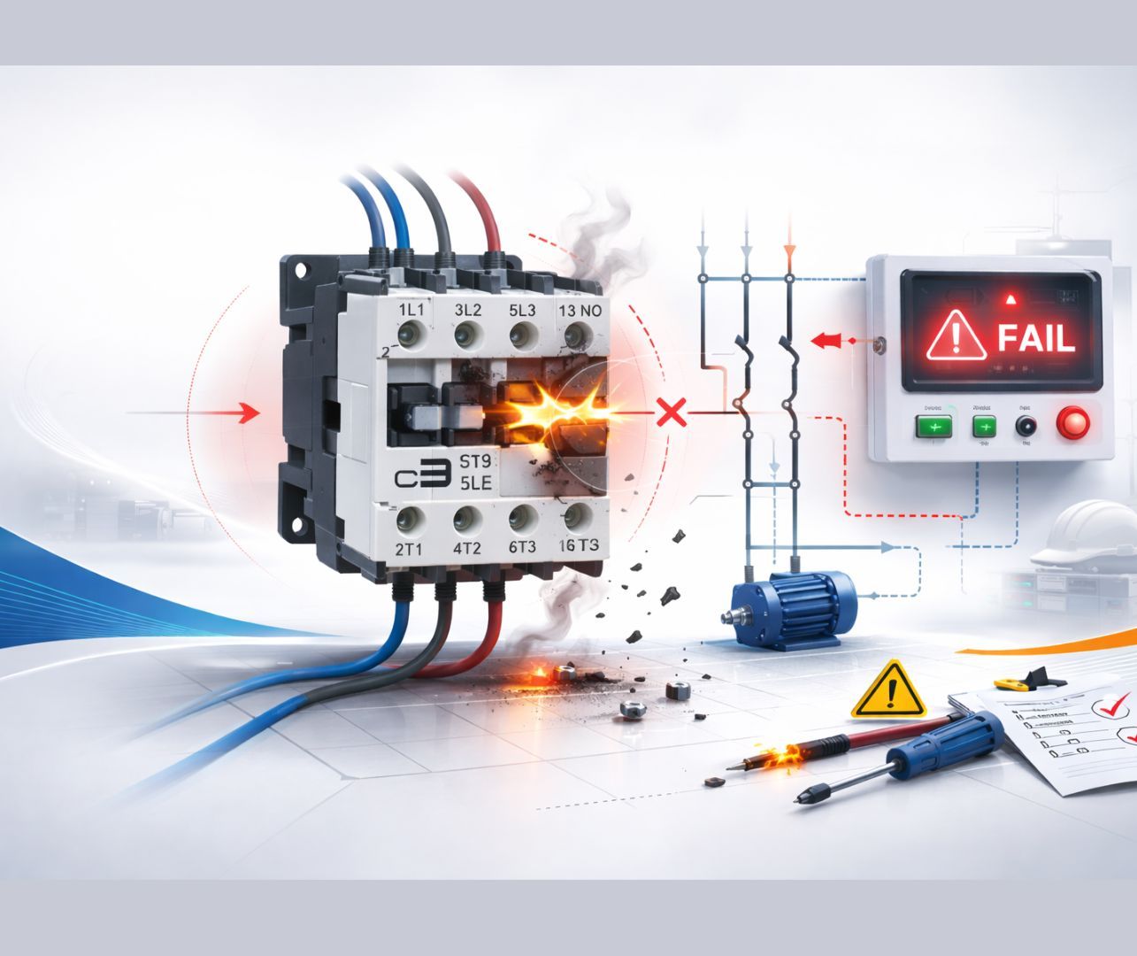 Why Contactors Fail Prematurely in Industrial Panels | Root Causes ...