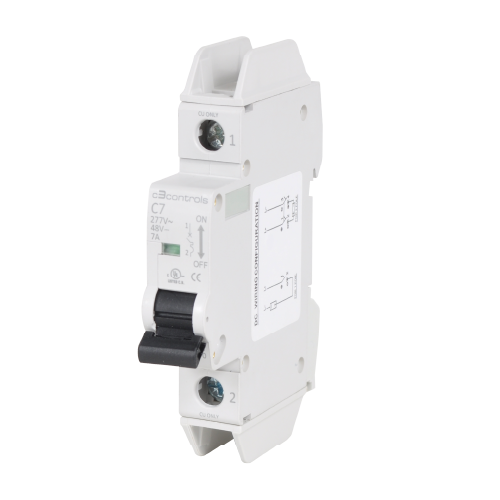 Miniature Circuit Breaker, UL489, Single Pole (PN: 1100-CB1C2U10)