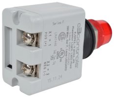 Luz piloto de 16 mm, terminal de tornillo con abrazaderas de cable cautivas de elevación automática