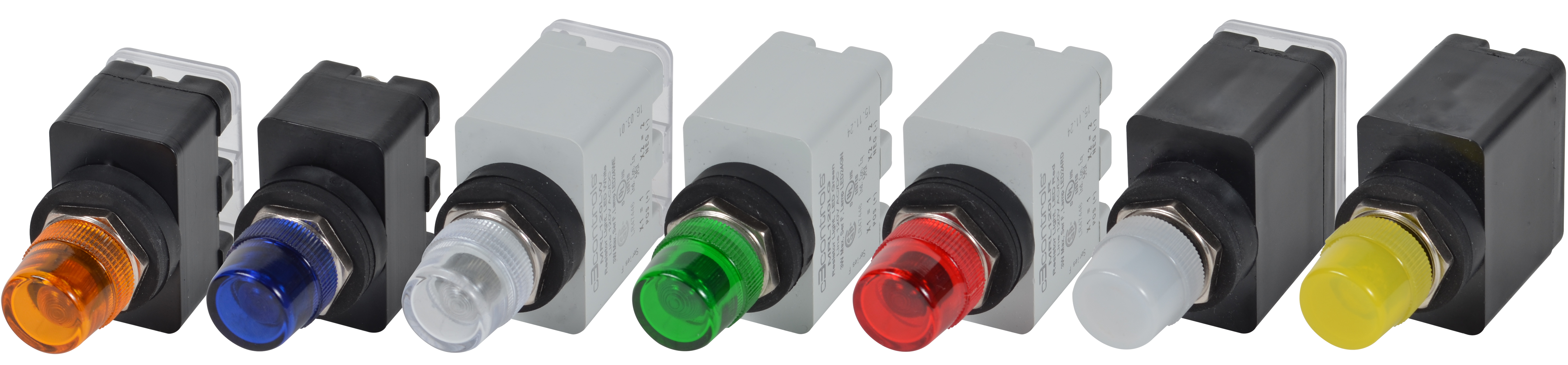 Pilot light with different lenses