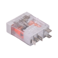 Square Base 1 Pole Relay with Blade Terminals (PN: 200-GP1C10C)