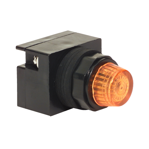 22mm NEMA Pilot Light, Amber (PN: 22FVL120LA-XPLAR)