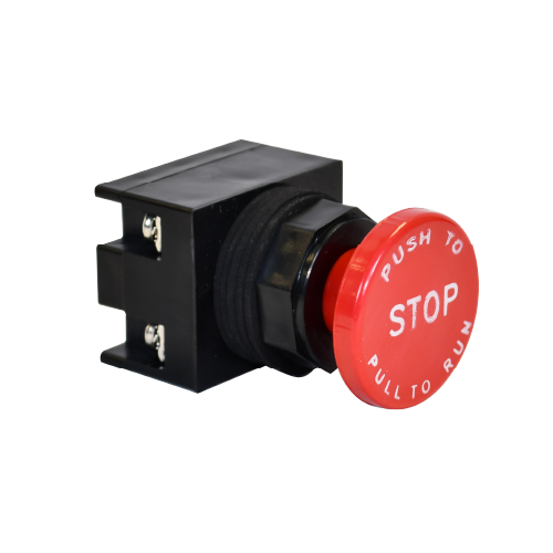 2-Pos. Maintained, Non-Illuminated, ASME compliant Elevator Emergency Button (PN: 22PPNC-XPMRD-67)