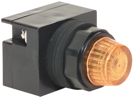 22mm NEMA Pilot Light with Amber Lens