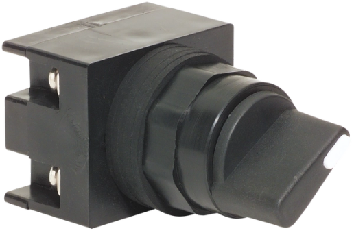 22mm NEMA Selector Switch with Black Standard Handle