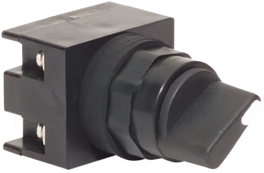 22mm NEMA Selector Switch with Black Standard Handle