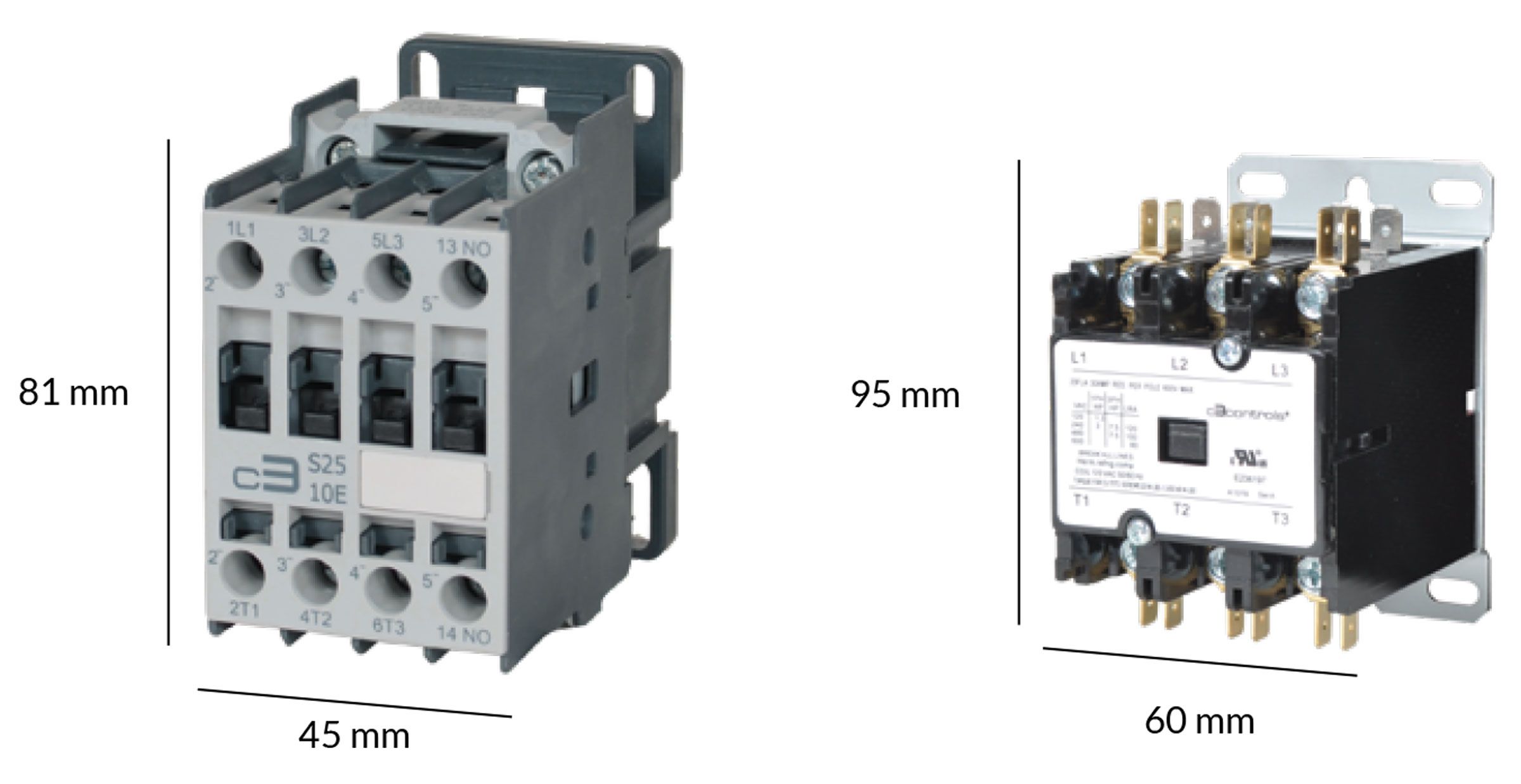 25A IEC Contactor vs. 25A Definite Purpose Contactor