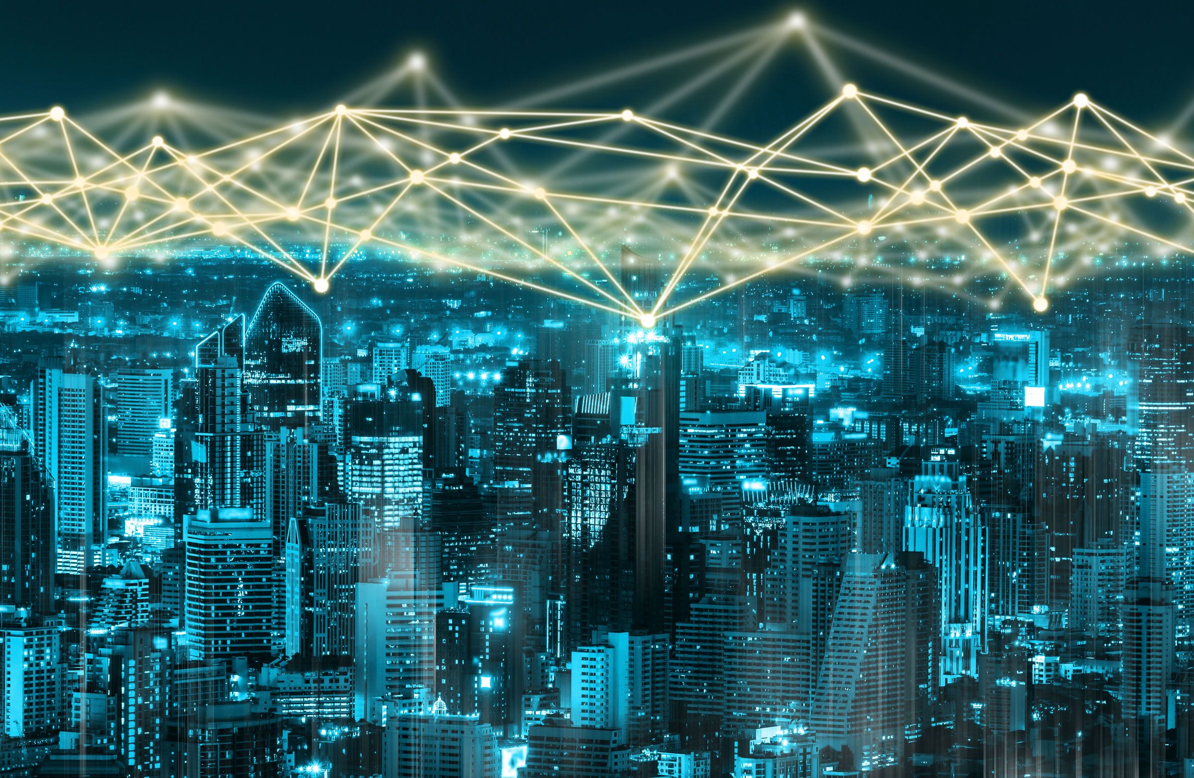 Modern 5G wireless digital telecommunication and internet network