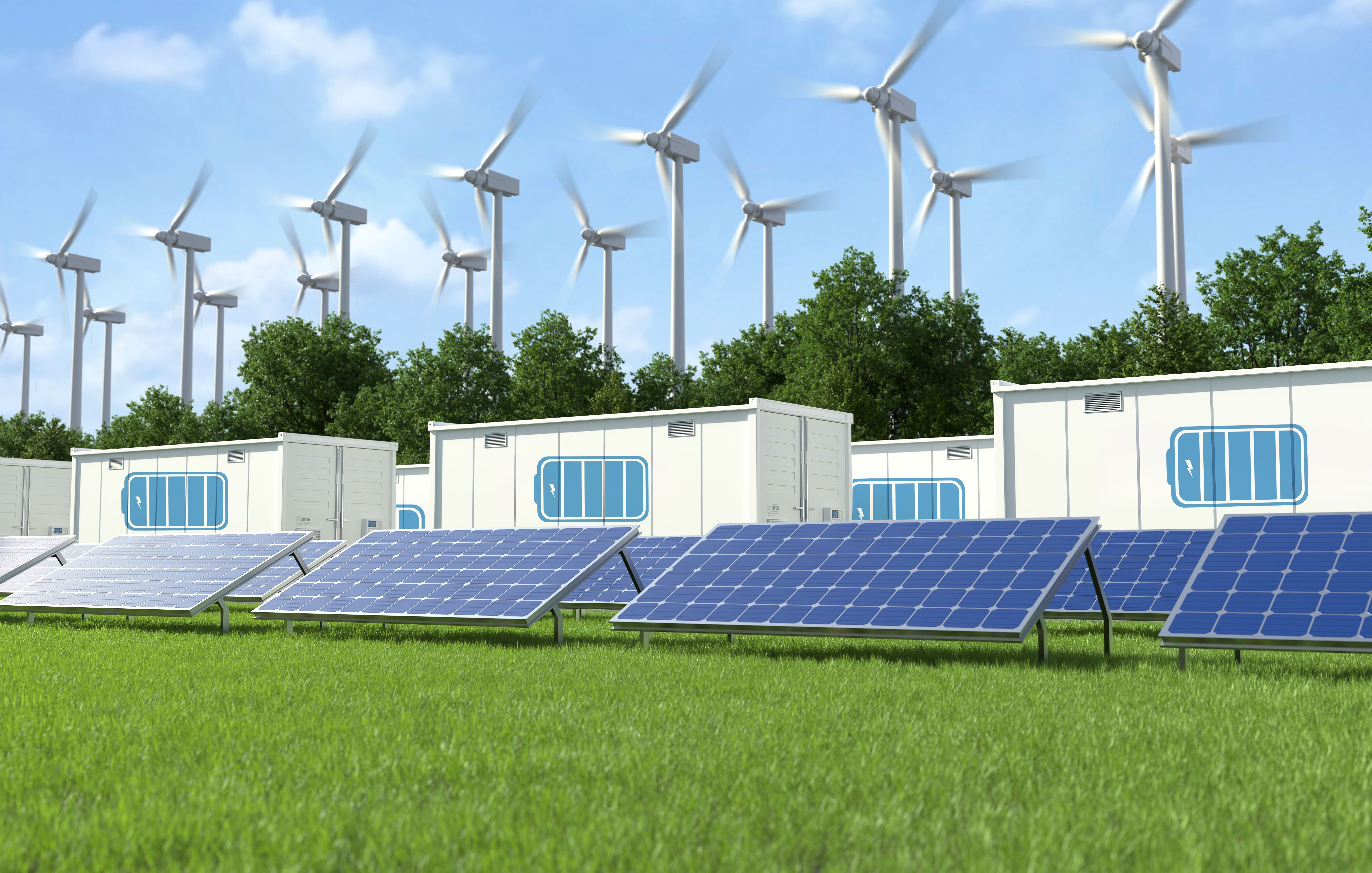 Large scale battery storage systems