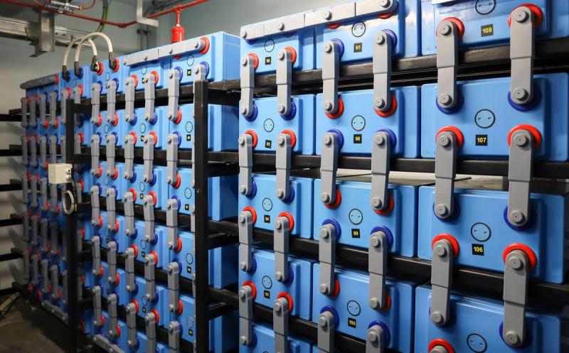 Battery energy storage system at a power plant