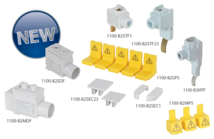 Accesorios para usar con barras colectoras  UL 489  y dispositivos UL 1077