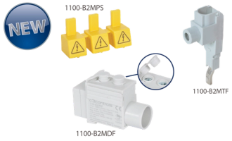 Accesorios para usar con barras colectoras  UL 489  y dispositivos UL 1077