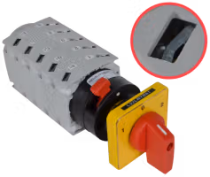 Cam Switch Operator with IP20 Guarded Terminals