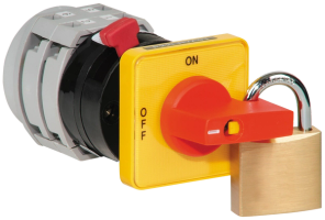 Cam Switch Operator with Padlockable Handle