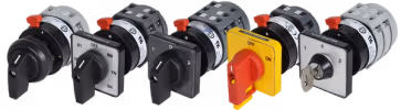 On-Off Cam Switch 3-Pole Maintained 60 Degrees