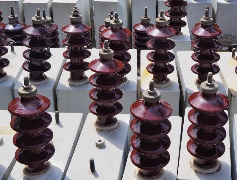 Capacitor for high voltage substation