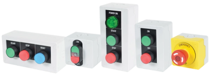 22mm IEC Push Buttons Pilot Devices with Snap-on Contact Blocks - c3controls