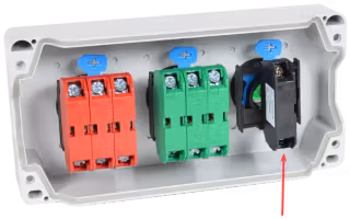 Polycarbonate Control Station with 22mm IEC Snap-On Contact Blocks