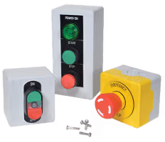 Polycarbonate Control Stations with 22mm IEC Pilot Devices