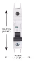 Disyuntor de derivación UL 489B, unipolar