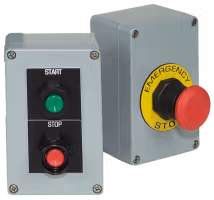 Die Cast Aluminum Control Station Assemblies with 30mm & 22mm NEMA Pilot Devices