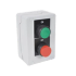 22mm IEC Control Station, Polycarbonate, 2-Position (PN: ECW22H-H2P1-04R12-01G13)