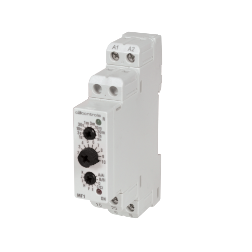 17.5mm Multi-Function, 10 Range, Electronic Timing Relay (PN: ETR-D17MF1-03H-1CMV4)
