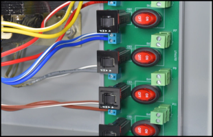 Series EPS - Each output has its own circuit breaker and ON/OFF switch