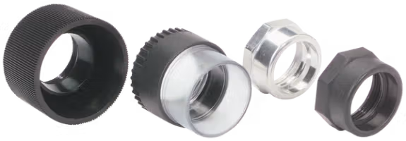 Anillos de montaje extendidos para utilizar con dispositivos piloto de 30mm