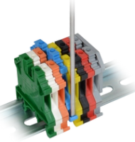 IEC Screw Clamp Terminal Blocks with easy installation and removal