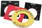 Legend Plates for use with 30mm Pilot Devices