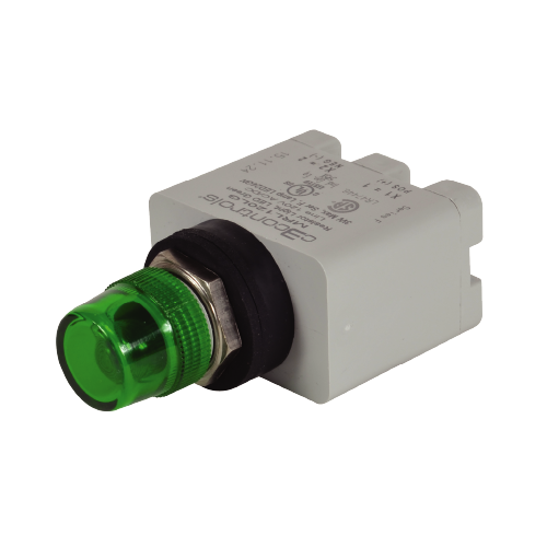16mm Indicating Light, Resistor (PN: MRL120LG-MPLLGN)
