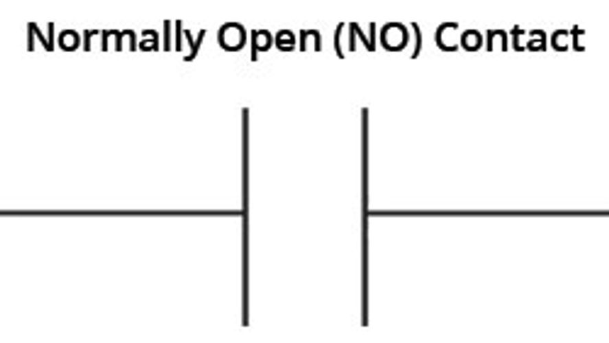 normally open symbol