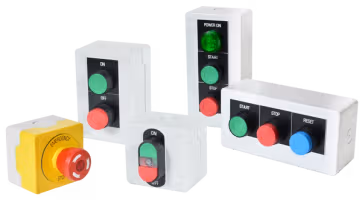 Polycarbonate Control Stations with 22mm IEC Pilot Devices