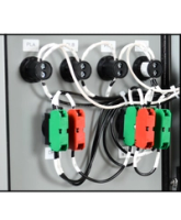 Series ECP-BP VFD Bypass Panel with Local Bypass Control (interior) factory assembled and wired