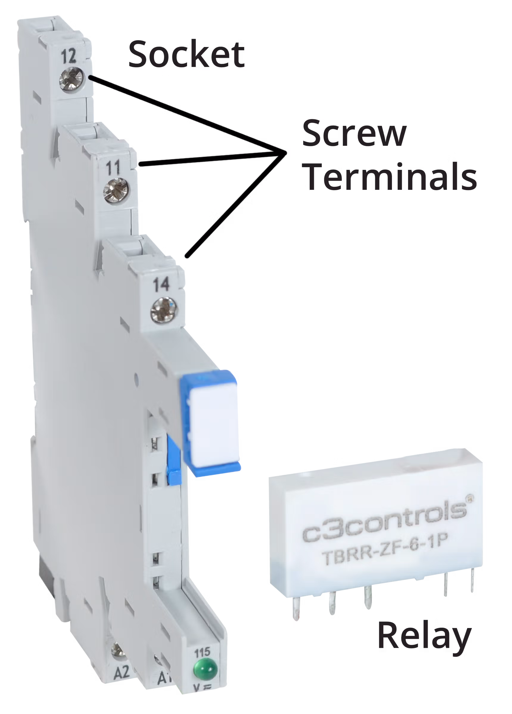 Terminal Block Relay Construction