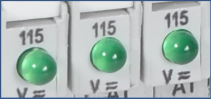Visible indication of Terminal Block Relay status