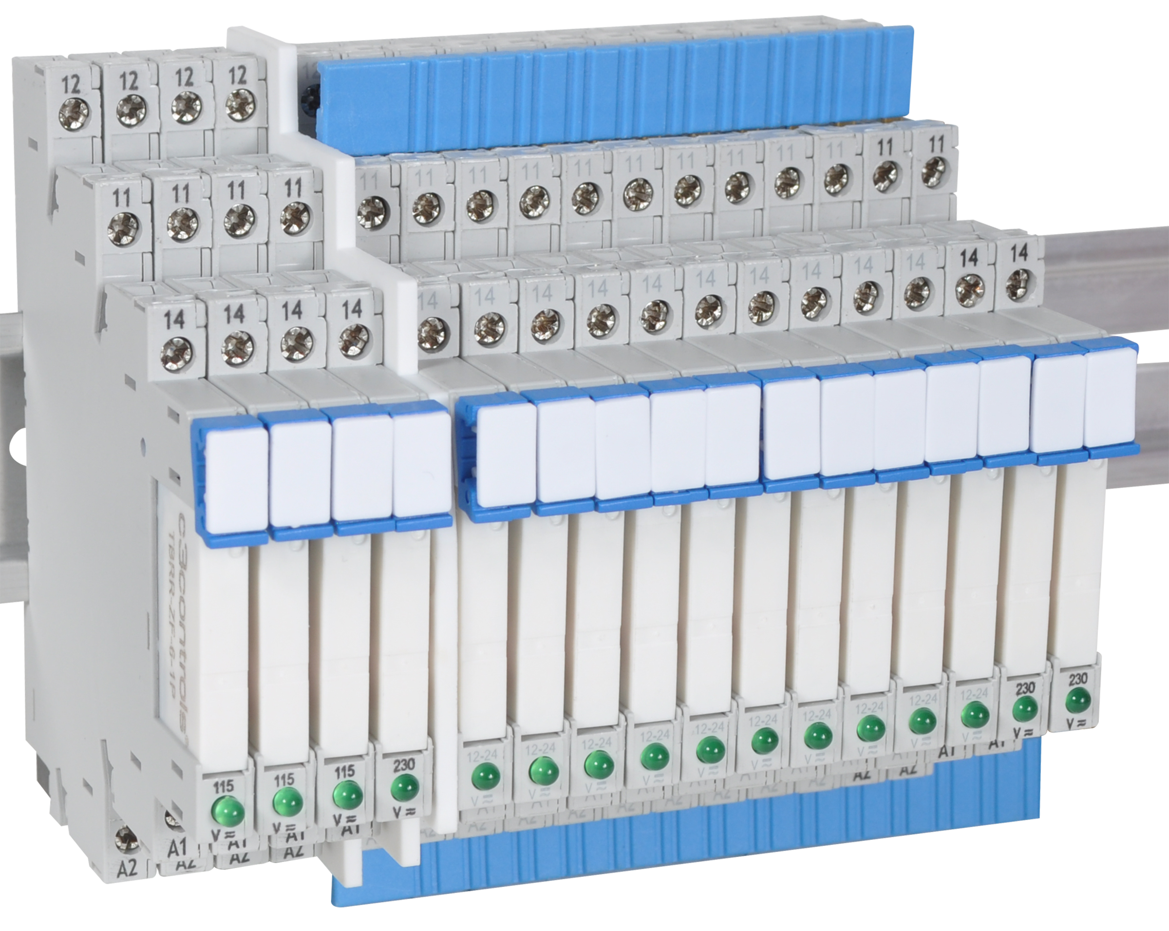Terminal Block Relays DIN Rail Strip