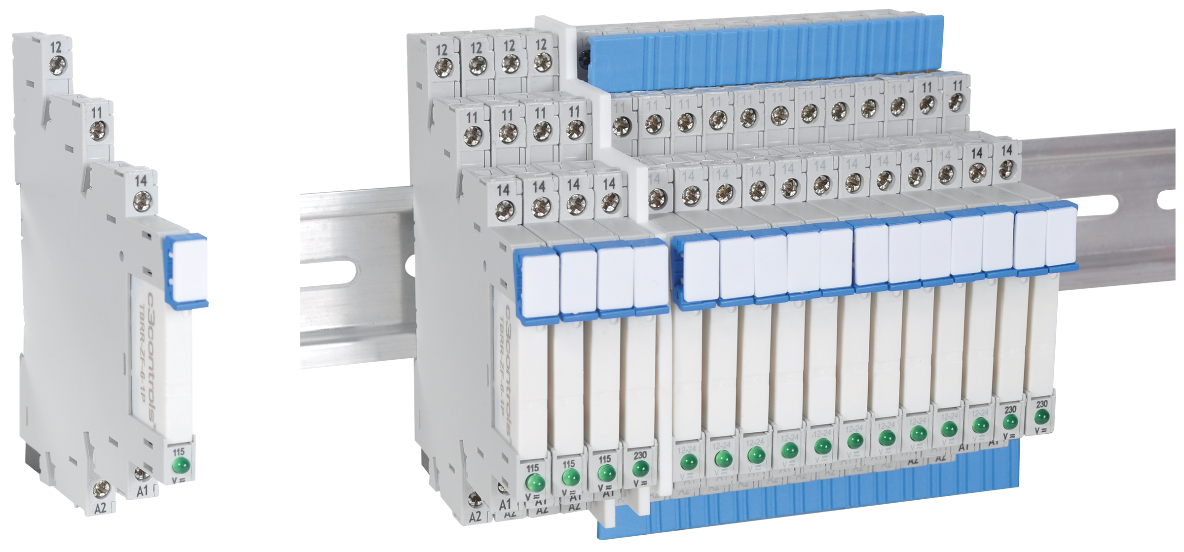 Buy UL Listed Terminal Block Relays - c3controls, image size:2400x1120