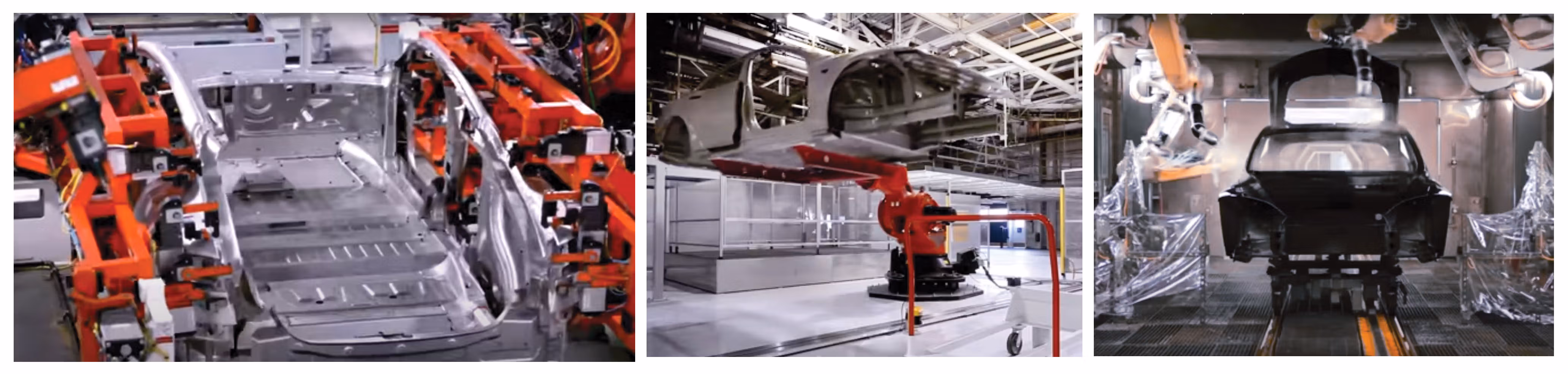 EV Manufacturing, body assembly and painting