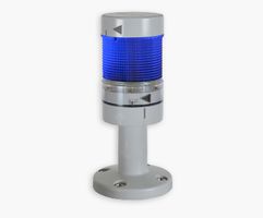 Columna luminosa con módulo de luz LED azul
