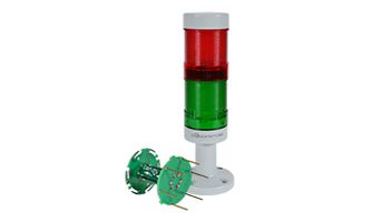 Columnas luminosas con tecnología de circuito impreso