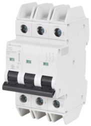 UL489 Miniature Circuit Breaker, 3 Pole