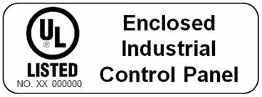 UL Listed Enclosed Industrial Control Panel