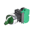 22mm IEC Selector Switch, Illuminated (PN: W22ISRC-IHG-FM24LG-10)