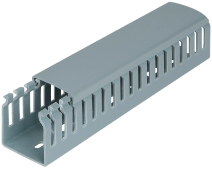 Wire Duct Narrow Slot Grey