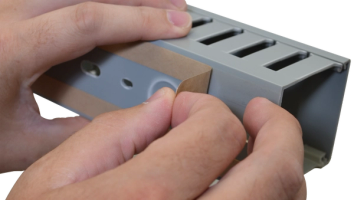 Wire Duct with Optional Adhesive Backing