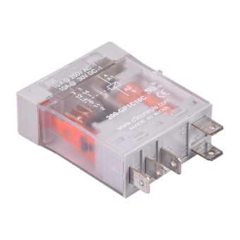 General Purpose Relay, Series 200, 1 Pole, Square Base